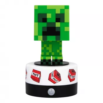 Paladone Minecraft naktinė lemputė su Creeper dizainu ir judesio davikliu