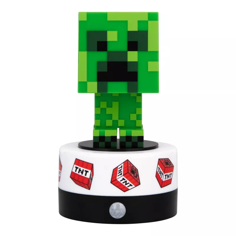 Paladone Minecraft naktinė lemputė su Creeper dizainu ir judesio davikliu
