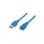 USB laidas ShiverPeaks BS77190 0,5 m USB 3.2 Gen 1 Micro-USB B mėlynas