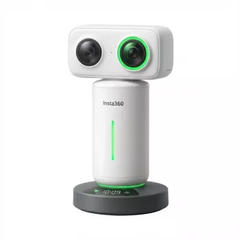 Garsiakalbis su mikrofonu Insta360 Wave AI, baltas – nešiojamas konferencinis įrenginys