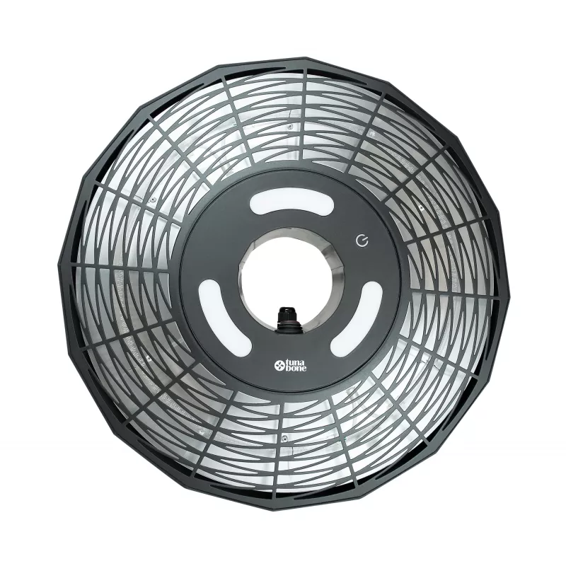TunaBone TB2068C-01 | Elektrinis lubinis infraraudonųjų spindulių terasinis šildytuvas | 2000 W | 1 galios lygis | Tinka iki 20 m² | Juodas | IP45