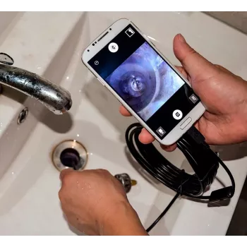 USB endoskopas MEDIA-TECH ENDOSCOPE 66° CMOS, 640x480 30fps, IP67, 6 LED, magnetas ir kabliukas