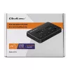 Qoltec 52274 M.2 SSD diskų dėklas | NVMe | SATA | USB-C | DUAL 2 x 2TB