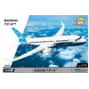 Konstruktorius Cobi Boeing 737-8 – 340 detalių, rekomenduojamas amžius 7+, mėlynos ir baltos spalvos