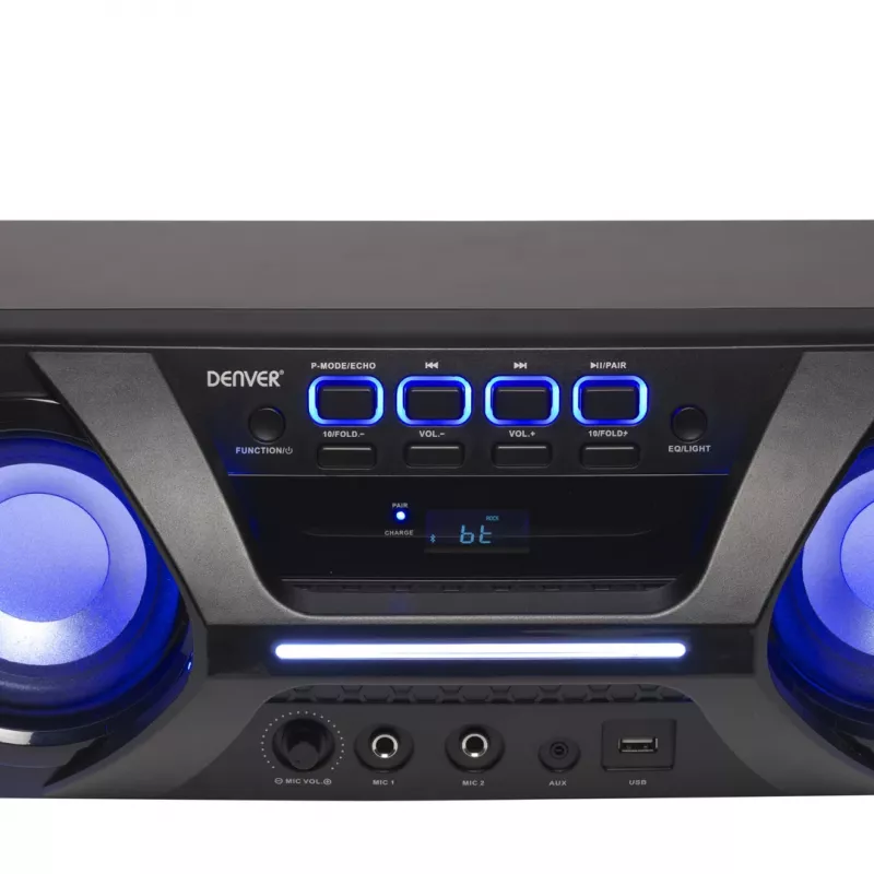 Denver BTB-410NR Nešiojamas stereo garsiakalbis juodas