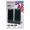 Garsiakalbiai staliniai DEFENDER SPK-170 2.0, 4 W RMS, laidiniai USB 5 V, 3,5 mm, juodi