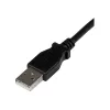 StarTech.com USBAB2MR USB 2.0 A–B kabelis su kampiniu B kištuku, kištukas/kištukas, 2 m, juodas