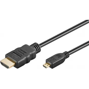 Goobay Ultra High-Speed HDMI laidas Micro-HDMI 8K 60 Hz (A tipo kištukas) 74432