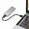 Aliumininis korpusas QOLTEC 51833 M.2 SSD, SATA į USB 3.0, iki 2TB