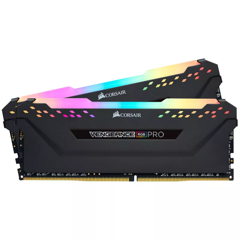 DIMM 32 GB DDR4-2666 2x 16 GB dual kit black CMW32GX4M2A2666C16 Vengeance RGB PRO INTEL XMP