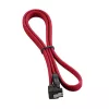 CableMod ModMesh SATA kabelis - Serial ATA 150/300/600 - SATA (M) stačiu kampu į SATA (M) - 60cm - Raudonas (CM-CAB-RSAT-N60KR-R)