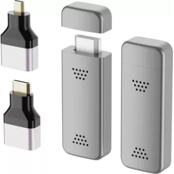 SpeaKa Professional HDMI belaidžio vaizdo perdavimo rinkinys 5 GHz 1920 x 1080 pikselių su kilpiniu išvedimu (30120-WSE01-1-01)