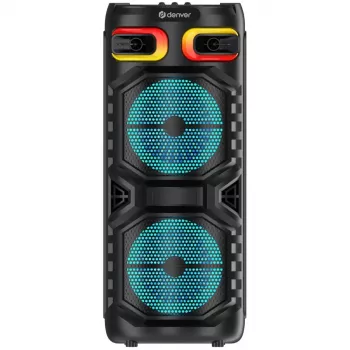 DENVER BPS-355 – Nešiojama Bluetooth kolonėlė su LED apšvietimu, 16 W