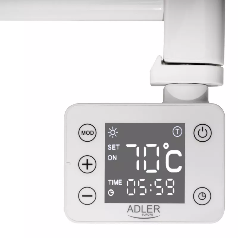 LED elektrinis vonios radiatoriaus šildytuvas AD 7823 | 400 W | Baltas | IP24