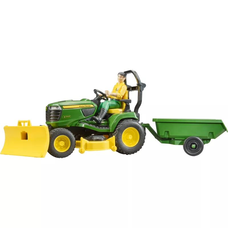Bruder bworld John Deere sėdima vejapjovė, žaislinis modelis