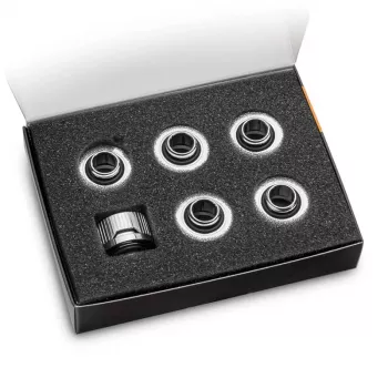 EK Water Blocks EK-Quantum Torque HDC 16 – 6 vnt. pakuotė, sidabrinė