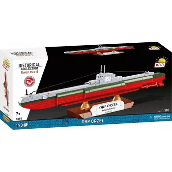 Konstruktorius Cobi ORP Orzeł 193 kaladėlių laivo modelis