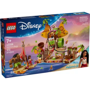 LEGO Disney Kakamora Barge statybinis rinkinys 43258 – 572 detalės, 2 minifigūrėlės, nuo 7 metų