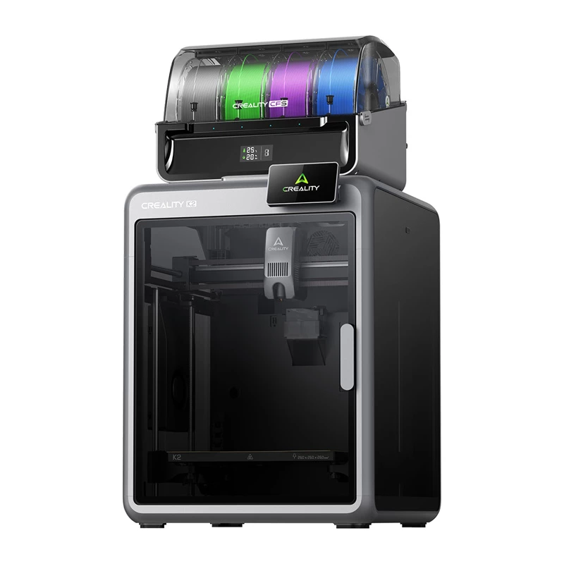 3D spausdintuvas Creality K2 Combo — Visapusiškas kelių spalvų 3D spausdintuvas