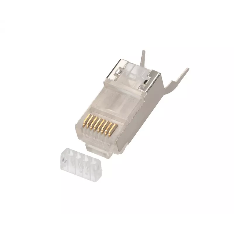 RJ45 jungtis Extralink CAT6A FTP 8P8C, permatoma, vyriška/moteriška, 1 vnt.