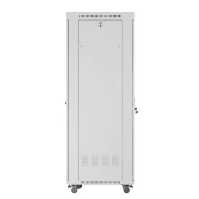 Laisvai pastatomas stovas LANBERG FF01-6842-12SL 42U, 600×800 mm, 2121 mm aukštis, 1200 kg talpa, IP20, pilka