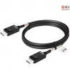 CLUB3D DisplayPort 2.1 dvipusis VESA DP80 sertifikuotas kabelis 4K240Hz, 8K60Hz arba 10K30Hz M/M 1,2 m