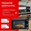 Elektrinė orkaitė Adler AD 6028 – 60 L, 2000 W, laisvai pastatoma, sukamosios rankenėlės, rotiseris, max 230 °C, juoda