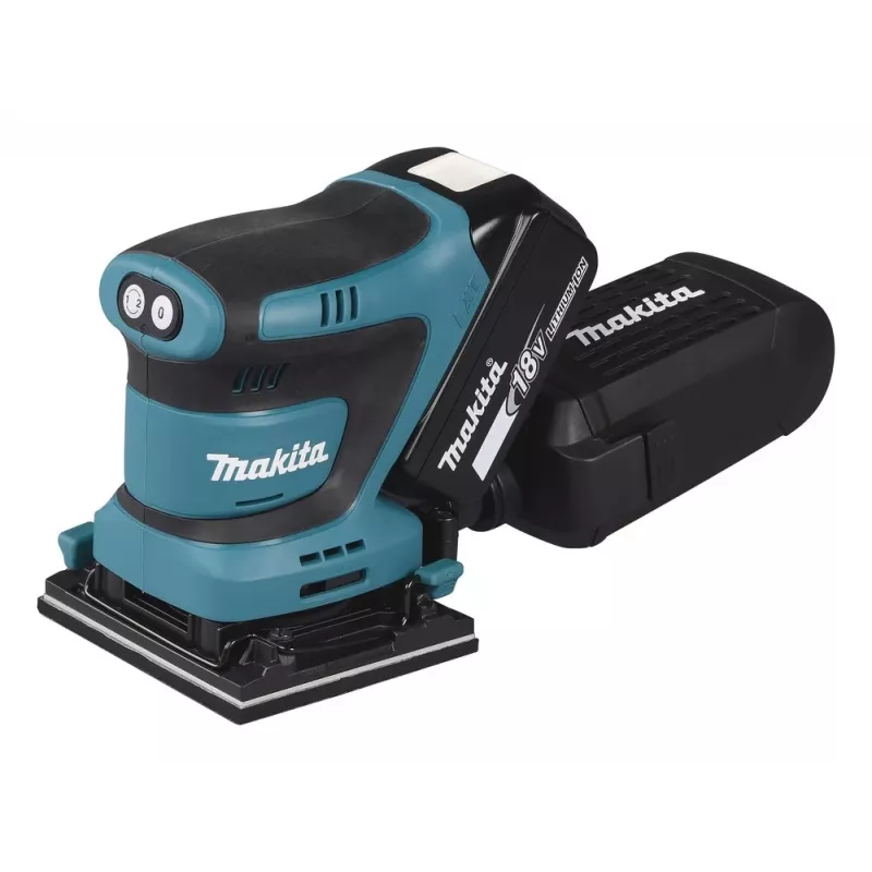 Makita DBO480Z nešiojamasis šlifuoklis Atsitiktinis orbitinis šlifuoklis 14000 OPM Juoda, Mėlyna 210 W