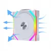 Lian Li UNI FAN SL Wireless 120 ARGB Reverse Blade White 3 vnt. komplektas