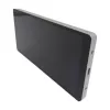 Dvigubas valdymo skydelis Shelly Wall Display X2 WiFi/BLU (sidabrinis) + BLU H&T