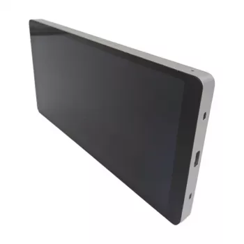 Dvigubas valdymo skydelis Shelly Wall Display X2 WiFi/BLU (sidabrinis) + BLU H&T