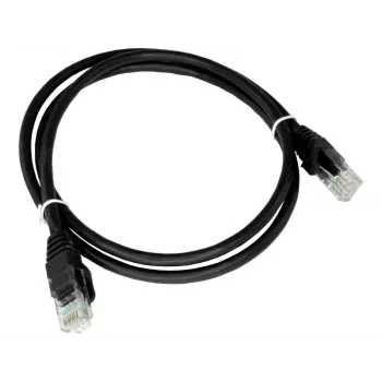 Alantec KKU5CZA1 tinklo kabelis 0,25 m Cat5e U/UTP juodas