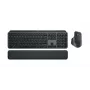 LOGITECH MX Keys S Combo klaviatūra ir pelė – grafitinė, belaidė Bluetooth