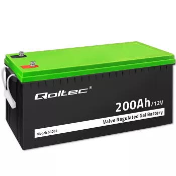 Qoltec gelio baterija 12V 200Ah GEL 59.5kg