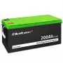 Qoltec gelio baterija 12V 200Ah GEL 59.5kg