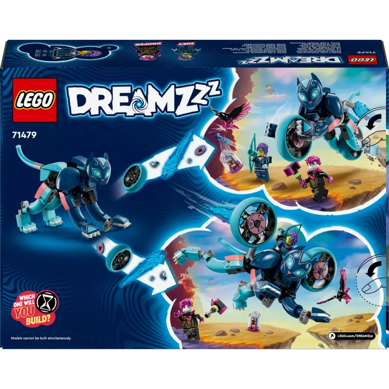 LEGO DREAMZzz Zoey’s katės motociklo statybinis žaislas 71479