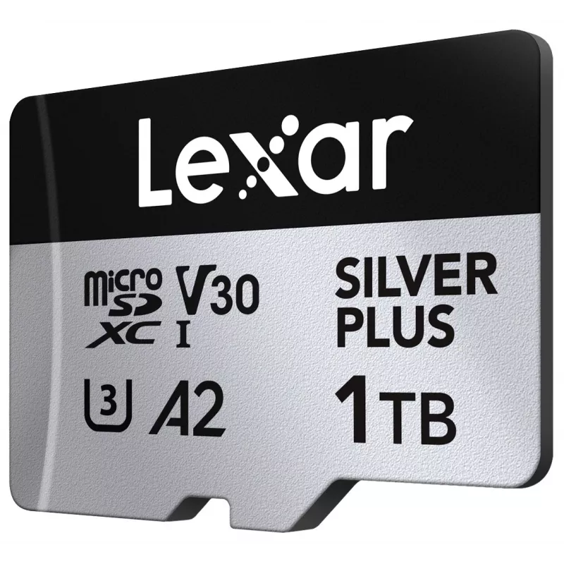 „Lexar Professional SILVER PLUS“ microSDXC 1TB UHS-I atminties kortelė