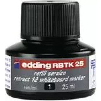 Pildymo rašalas Edding RBTK 25, juodas, 25 ml