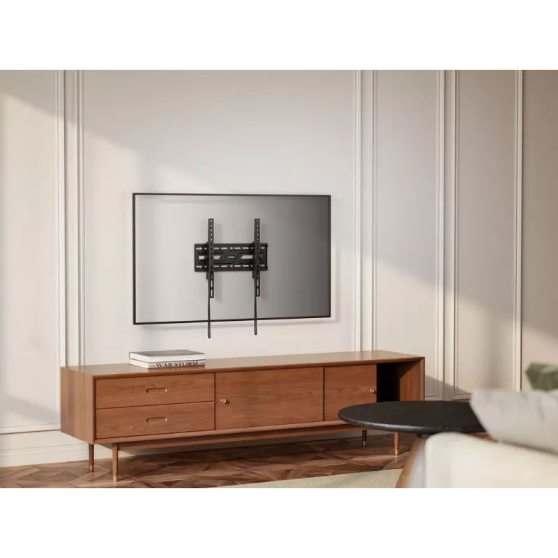 Gembird WM-75T-04 TV laikiklis ant sienos (pakreipiamas), 37 inch-75 inch, juodas