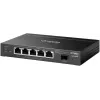 TP-Link SG2206MP L2 Gigabit Ethernet PoE 5 prievadų tinklo jungiklis (5x Gigabit, 1x SFP, PoE+ 4 prievadai, 63W biudžetas)