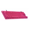 Žaidimų klaviatūra Logitech G 920-013249 USB AZERTY prancūziška rožinė Tenkeyless