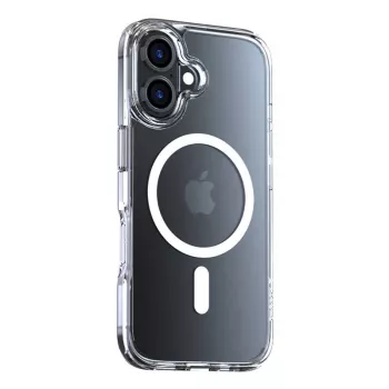 Apsauginis dėklas Torras Diamond‑Mag Series iPhone 16 Plus, permatomas, su magnetiniu laikikliu