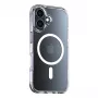 Apsauginis dėklas Torras Diamond‑Mag Series iPhone 16 Plus, permatomas, su magnetiniu laikikliu