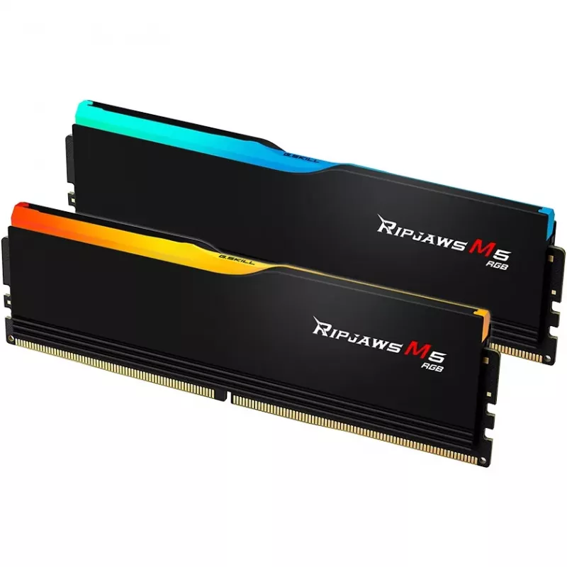 DIMM 96 GB DDR5-5200 (2x 48 GB) Dual-Kit, Arbeitsspeicher schwarz, F5-5200J4040A48GX2-RM5RK, Ripjaws M5, INTEL XMP