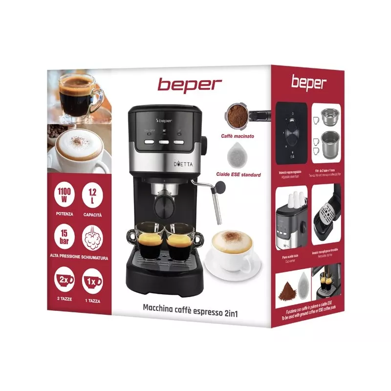 Kavos virimo aparatas Beper 1.25L P101CAF100