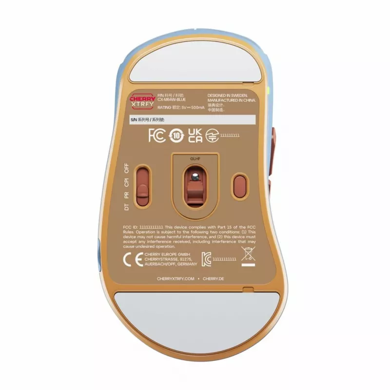 CHERRY XTRFY M64 Wireless belaidė žaidimų pelė (mėlyna)