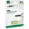 Emtec D250 Mini USB 2.0 atmintukas 64 GB, žalias