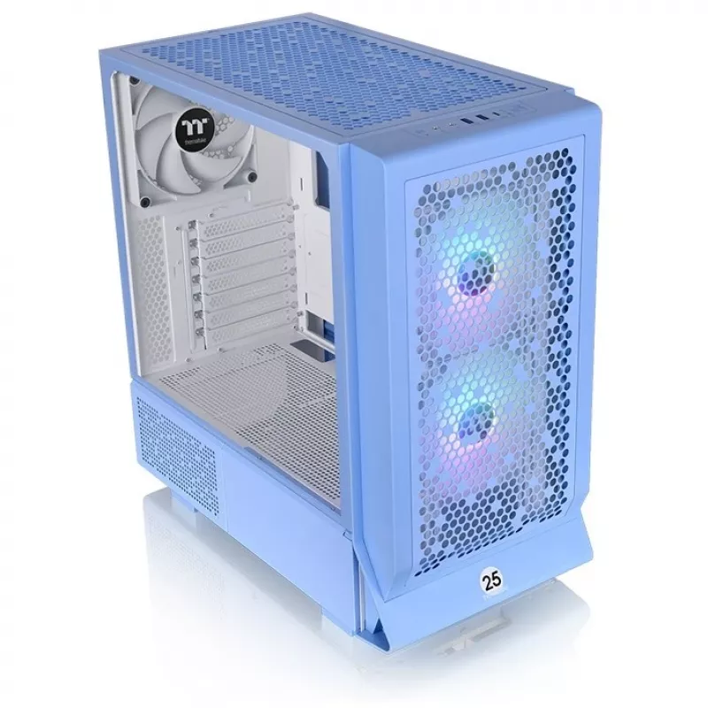 Thermaltake Ceres 330 TG - Midi bokštas - Kompiuterio korpusas - Mėlynas - ATX - EATX - micro ATX - Mini-ITX - SPCC plienas - Grūdintas stiklas - 18,5 cm (CA-1Y2-00MFWN-00)