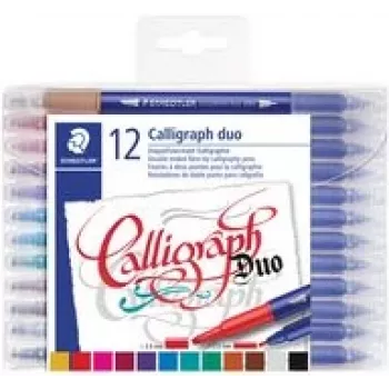 Kaligrafinis rašiklis Staedtler 3005 įvairiaspalvis 12 vnt.