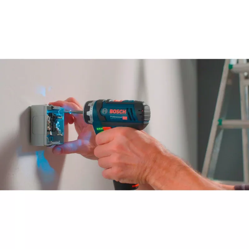 Bosch GSR 12V-15 FC Professional gręžtuvas su besurakčiu griebtuvu, 600 g, juoda, mėlyna